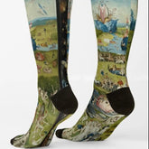 Garden Of Earthly Delights Art Hoe Socks
